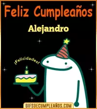 GIF Flork meme Cumpleaños Alejandro